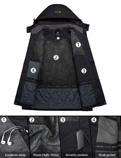 Mountain Waterproof Ski Snow Jacket Winter